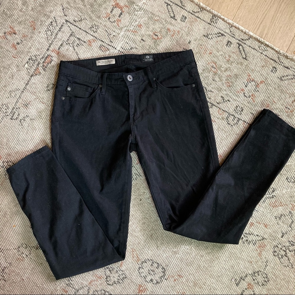 AG “The Stevie Ankle” Sateen Jeans